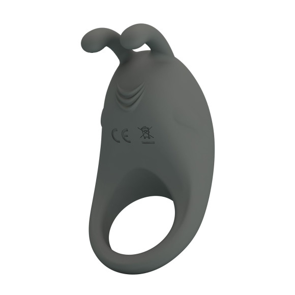 Серое эрекционное кольцо с вибрацией Master Ring Серое эрекционное кольцо с вибрацией Master Ring