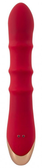 Красный вибратор-кролик с 3 подвижными кольцами Rabbit Vibrator with 3 Moving Rings - 23,7 см. Красный вибратор-кролик с 3 подвижными кольцами Rabbit Vibrator with 3 Moving Rings - 23,7 см.