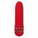 Красный мини-вибратор с кристаллами Diamond Red Petit - 11 см. Красный мини-вибратор с кристаллами Diamond Red Petit - 11 см.