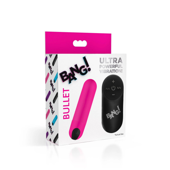 Розовая вибропуля с пультом ДУ 21X Vibrating Bullet with Remote Control Розовая вибропуля с пультом ДУ 21X Vibrating Bullet with Remote Control