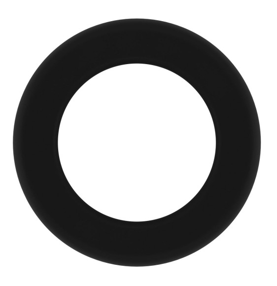 Чёрное эрекционное кольцо Cockring No.39 Чёрное эрекционное кольцо Cockring No.39