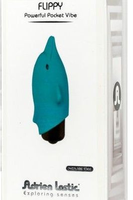 Голубой вибростимулятор-дельфин Lastic Pocket Dolphin - 7,5 см. Голубой вибростимулятор-дельфин Lastic Pocket Dolphin - 7,5 см.