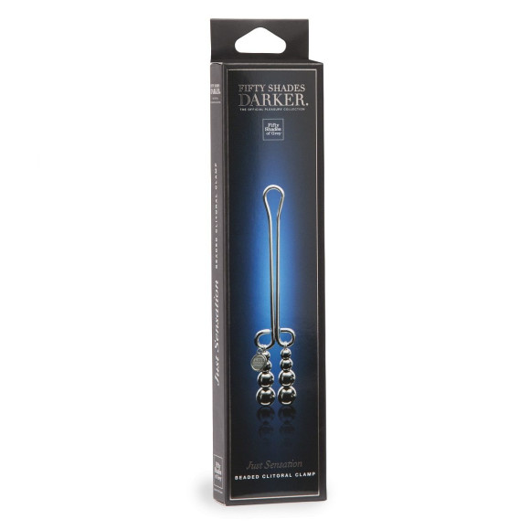 Зажим для клитора с бусинами Just Sensation Beaded Clitoral Clamp Зажим для клитора с бусинами Just Sensation Beaded Clitoral Clamp
