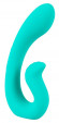 Бирюзовый вибратор NAIRA Dual Heads Vibrator - 17,5 см. Бирюзовый вибратор NAIRA Dual Heads Vibrator - 17,5 см.
