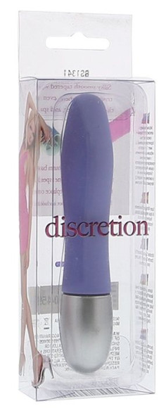 Сиреневый миниатюрный вибратор DISCRETION - 8 см. Сиреневый миниатюрный вибратор DISCRETION - 8 см.