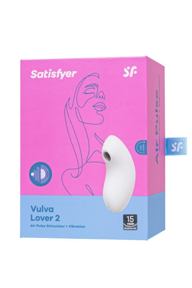 Белый вакуум-волновой вибростимулятор Vulva Lover 2 Белый вакуум-волновой вибростимулятор Vulva Lover 2