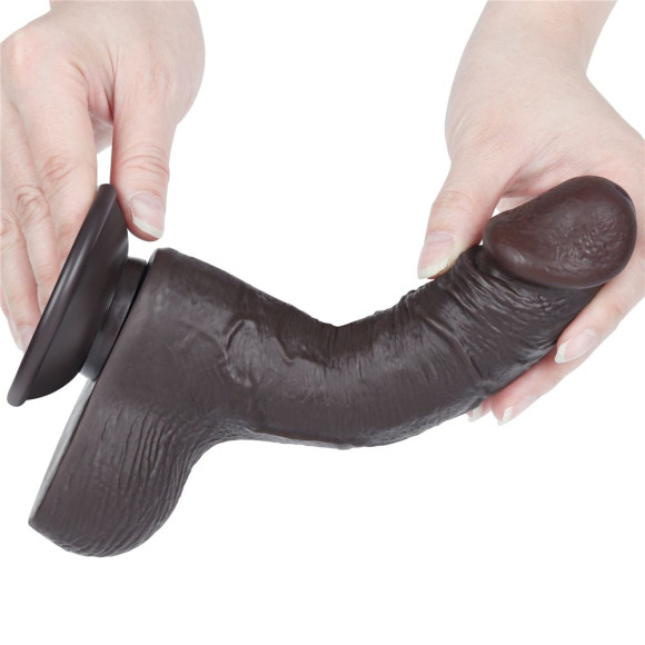 Коричневый фаллоимитатор-реалистик 7.5 Sliding Skin Dual Layer Dong - 19,5 см. Коричневый фаллоимитатор-реалистик 7.5 Sliding Skin Dual Layer Dong - 19,5 см.