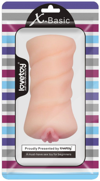 Телесный мастурбатор-вагина X-Basic Pocket Pussy без вибрации Телесный мастурбатор-вагина X-Basic Pocket Pussy без вибрации
