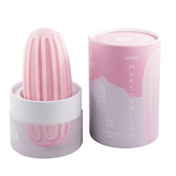 Розовый мастурбатор Marshmallow Maxi Syrupy Розовый мастурбатор Marshmallow Maxi Syrupy