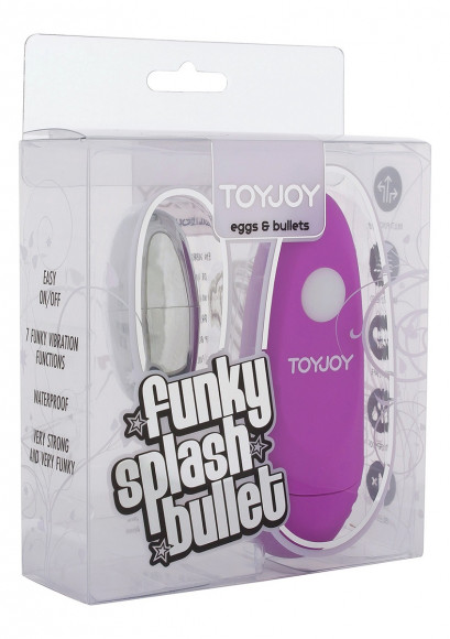 Вибропуля Funky Splash с лиловым пультом Вибропуля Funky Splash с лиловым пультом