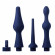 Набор из 3 универсальных насадок для анального душа Universal 3 Piece Silicone Enema Attachment Set Набор из 3 универсальных насадок для анального душа Universal 3 Piece Silicone Enema Attachment Set