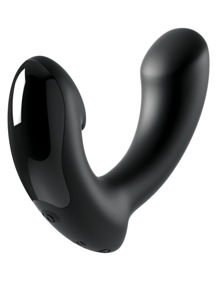 Черный вибромассажер простаты Ultimate Silicone P-Spot Massager Черный вибромассажер простаты Ultimate Silicone P-Spot Massager