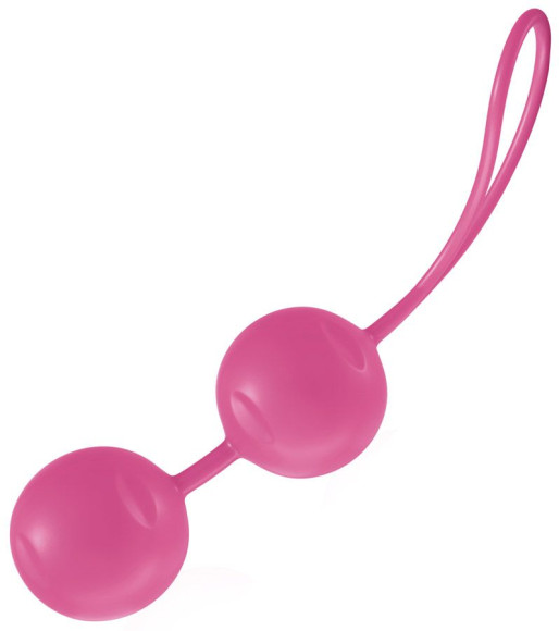 Нежно-розовые вагинальные шарики Joyballs Trend с петелькой Нежно-розовые вагинальные шарики Joyballs Trend с петелькой