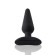 Черная анальная пробка Unicorn S - 9,5 см. Черная анальная пробка Unicorn S - 9,5 см.
