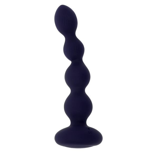 Фиолетовые анальные бусы с вибрацией и вращением Pleasure Orbit - 17,8 см. Фиолетовые анальные бусы с вибрацией и вращением Pleasure Orbit - 17,8 см.