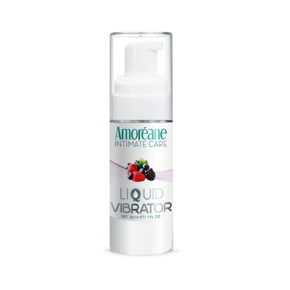 Жидкий вибратор со вкусом лесных ягод  Amoreane Berries - 30 мл.