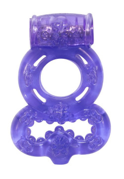 Фиолетовое эрекционное кольцо Rings Treadle с подхватом Фиолетовое эрекционное кольцо Rings Treadle с подхватом