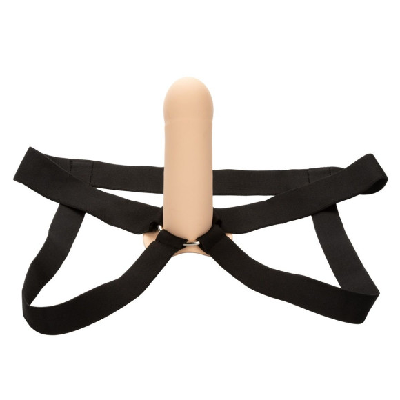 Телесный фаллопротез из силикона Extension with Harness - 15,75 см. Телесный фаллопротез из силикона Extension with Harness - 15,75 см.