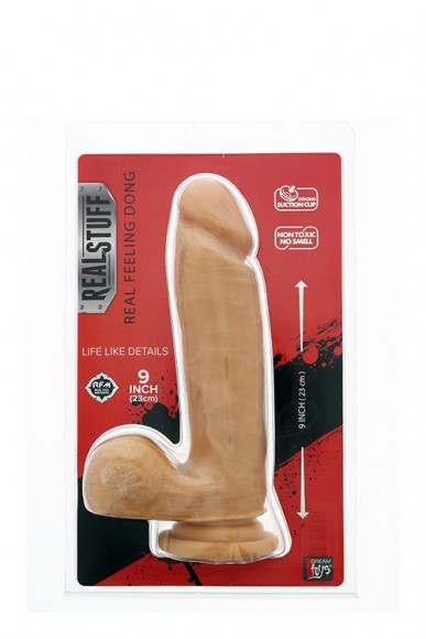 Крупный реалистичный фаллоимитатор REALSTUFF REAL FEELING DONG 9INCH - 22,8 см. Крупный реалистичный фаллоимитатор REALSTUFF REAL FEELING DONG 9INCH - 22,8 см.