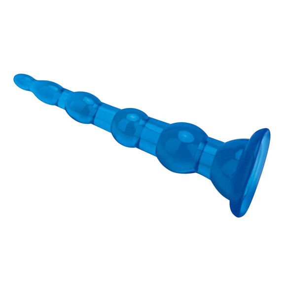Голубая анальная елочка на присоске Anal Beads With Suction Base - 17,1 см. Голубая анальная елочка на присоске Anal Beads With Suction Base - 17,1 см.