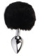 Серебристая анальная втулка с заячьим хвостиком Frolics Fur Tail Butt Plug Серебристая анальная втулка с заячьим хвостиком Frolics Fur Tail Butt Plug
