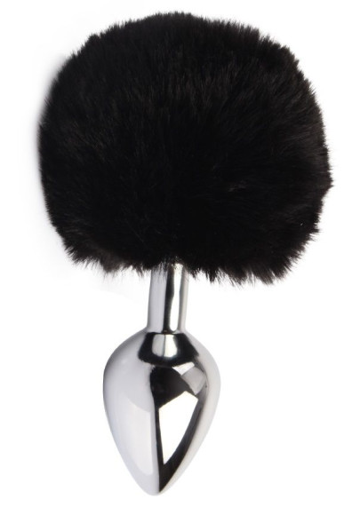 Серебристая анальная втулка с заячьим хвостиком Frolics Fur Tail Butt Plug Серебристая анальная втулка с заячьим хвостиком Frolics Fur Tail Butt Plug