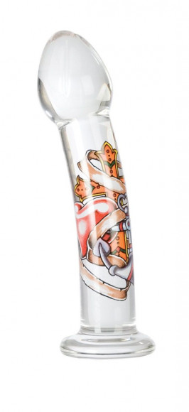 Стеклянная анальная пробка Inked Glass Probe - 15 см. Стеклянная анальная пробка Inked Glass Probe - 15 см.