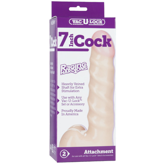 Анальная насадка Vac-U-Lock 7 Raging hard-On Cock - 18 см. Анальная насадка Vac-U-Lock 7 Raging hard-On Cock - 18 см.