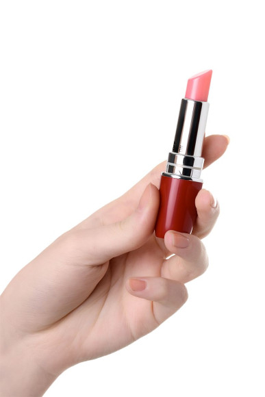 Красный мини-вибратор в форме губной помады Lipstick Vibe Красный мини-вибратор в форме губной помады Lipstick Vibe