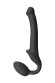 Черный безремневой страпон Silicone Bendable Strap-On - size S Черный безремневой страпон Silicone Bendable Strap-On - size S