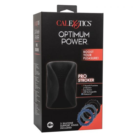 Черный вибромастурбатор Pro Stroker Черный вибромастурбатор Pro Stroker