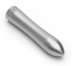 Серебристая металлическая вибропуля Doxy - 12 см. Серебристая металлическая вибропуля Doxy - 12 см.
