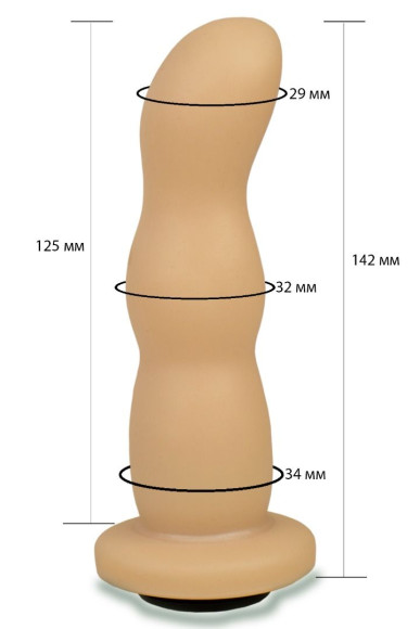 Телесная рельефная насадка Harness - 14,2 см. Телесная рельефная насадка Harness - 14,2 см.