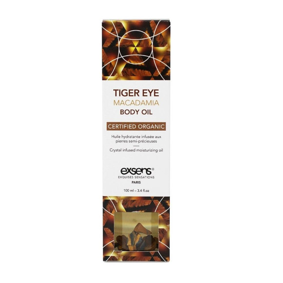 Органическое массажное масло TIGER EYE MACADAMIA - 100 мл. Органическое массажное масло TIGER EYE MACADAMIA - 100 мл.