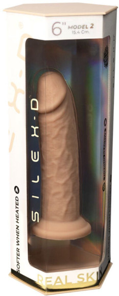 Телесный фаллоимитатор SILEXD Model 2 Premium Real Skin - 15,4 см. Телесный фаллоимитатор SILEXD Model 2 Premium Real Skin - 15,4 см.