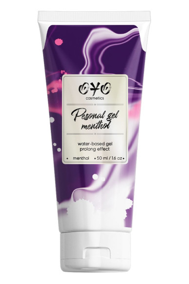 Интимная смазка на водной основе с пролонгирующим эффектом OYO Personal Gel Menthol - 50 мл. Интимная смазка на водной основе с пролонгирующим эффектом OYO Personal Gel Menthol - 50 мл.