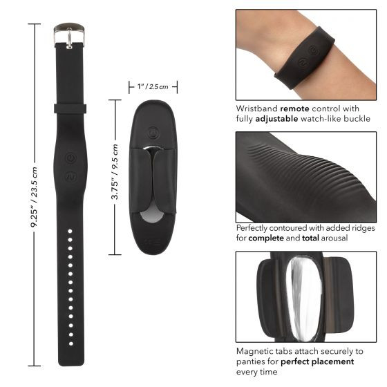Стимулятор в трусики с пультом-браслетом Lock-N-Play Wristband Remote Panty Teaser Стимулятор в трусики с пультом-браслетом Lock-N-Play Wristband Remote Panty Teaser