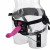 Розовый страпон с вибрацией 10-Function Love Rider G-Caress