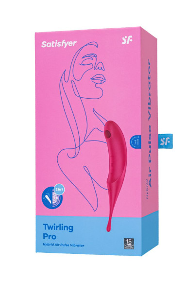 Красный вакуум-волновой стимулятор клитора Satisfyer Twirling Pro Красный вакуум-волновой стимулятор клитора Satisfyer Twirling Pro