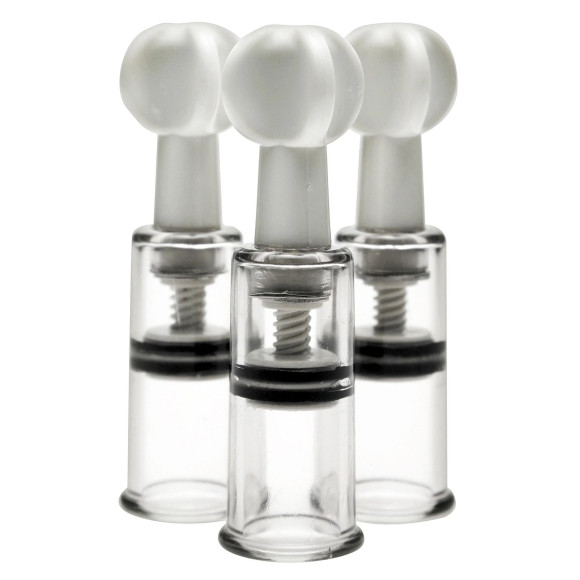 Набор из 3 помп для клитора и сосков Max Twist Clit and Nipple Triple Sucker Set Набор из 3 помп для клитора и сосков Max Twist Clit and Nipple Triple Sucker Set