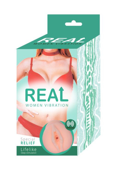 Телесный мастурбатор-вагина Real Women Vibration Телесный мастурбатор-вагина Real Women Vibration