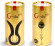 Чёрный сплит-вибратор Gvibe Mini Gold с покрытием золотом Чёрный сплит-вибратор Gvibe Mini Gold с покрытием золотом