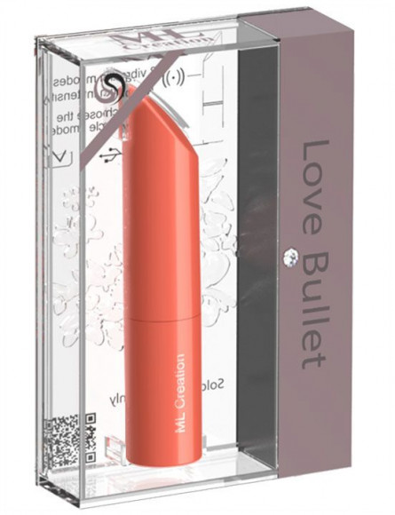 Оранжевый мини-вибратор Love Bullet - 8,4 см. Оранжевый мини-вибратор Love Bullet - 8,4 см.