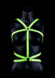 Портупея Body Harness с неоновым эффектом - размер L-XL Портупея Body Harness с неоновым эффектом - размер L-XL