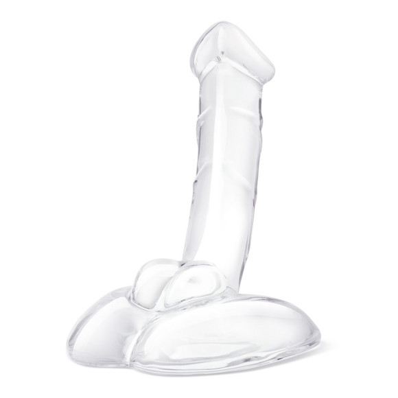 Стеклянный фаллоимитатор на подставке 7,5’’ Rideable Standing Glass Cock With Stability Base - 19 см. Стеклянный фаллоимитатор на подставке 7,5’’ Rideable Standing Glass Cock With Stability Base - 19 см.
