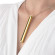 Золотистый вибромассажер-кулон Necklace Vibe Золотистый вибромассажер-кулон Necklace Vibe