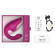 Малиновый вибромассажер для двойной стимуляции Womanizer Blend Малиновый вибромассажер для двойной стимуляции Womanizer Blend
