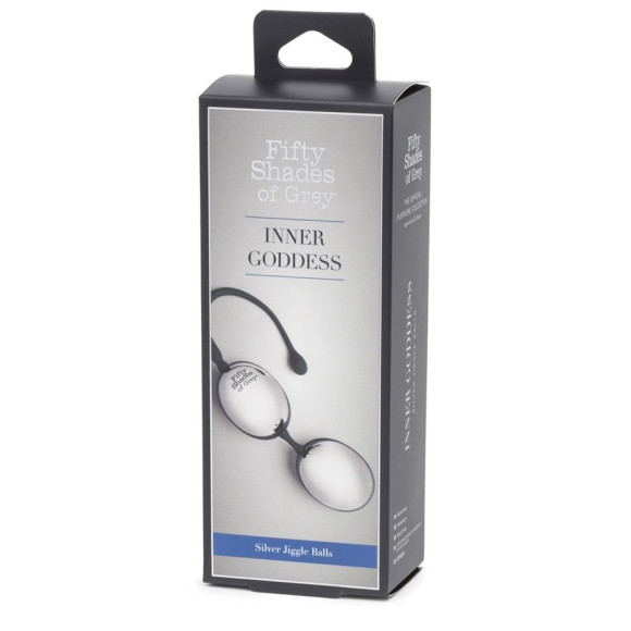 Серебристо-черные вагинальные шарики Inner Goddess Silver Jiggle Balls Серебристо-черные вагинальные шарики Inner Goddess Silver Jiggle Balls