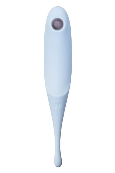 Голубой вакуум-волновой стимулятор клитора Satisfyer Twirling Pro Голубой вакуум-волновой стимулятор клитора Satisfyer Twirling Pro