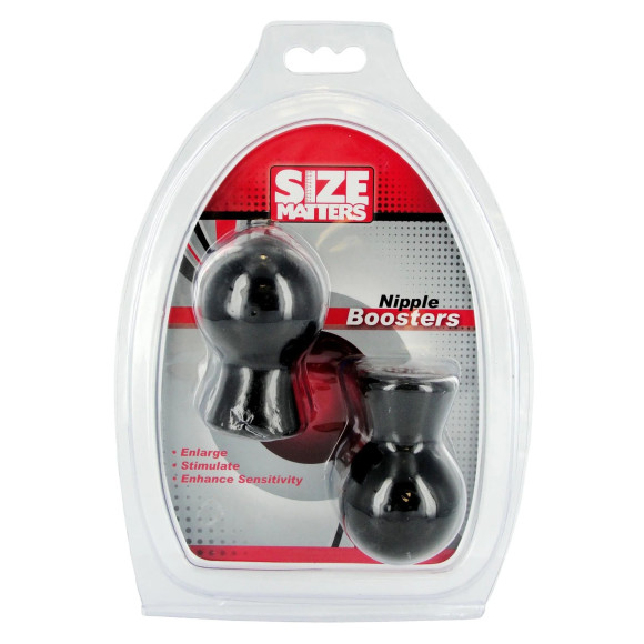 Черные присоски для сосков Size Matters Nipple Boosters Черные присоски для сосков Size Matters Nipple Boosters